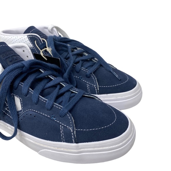 Converse Cons Louie Lopez Pro Suede Sneakers For Men Mid Top White Navy A06235C - Picture 4 of 9